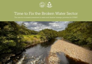 Time to fix the broken water sector